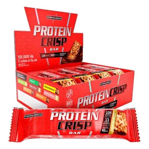 barrinha de proteína integralmédica protein crisp