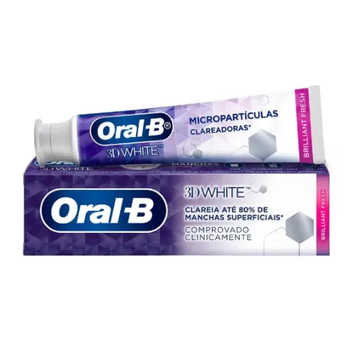 creme dental clareador Oral B 3D White