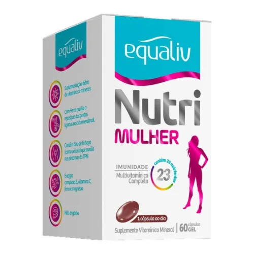 multivitamínico feminino equaliv nutri mulher