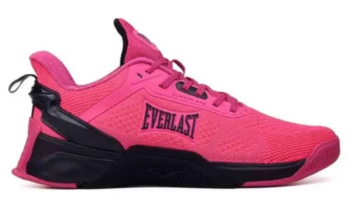 Everlast Climber Pro rosa com língua alta e lateral preta