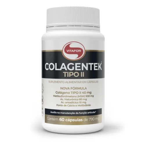 colágeno tipo 2 Vitafor Colagentek 40mg