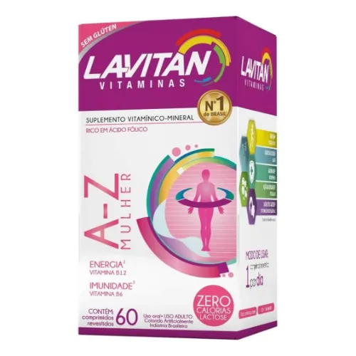 multivitamínico feminino lavitan a-z mulher